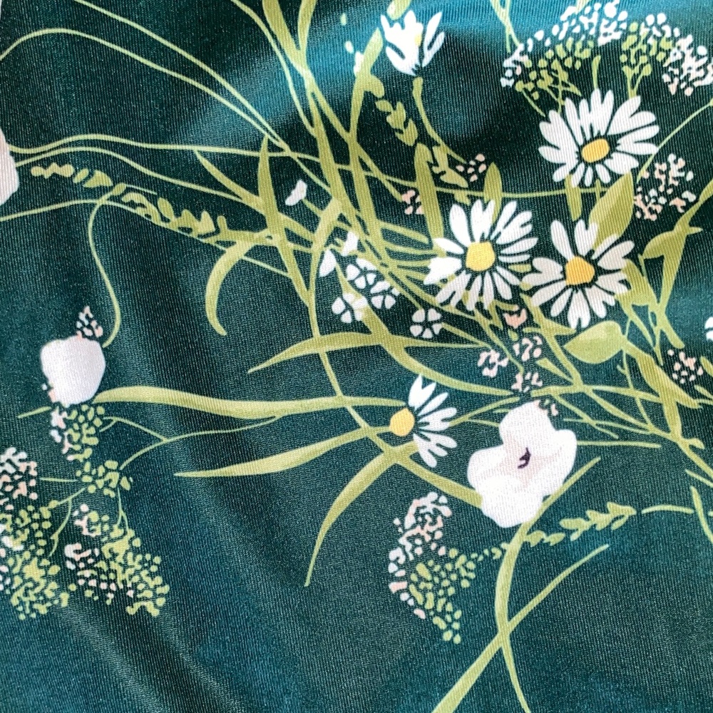 Marthea • Green Floral • Tie-Shoulder Maxi Dress - Picture 6 of 6